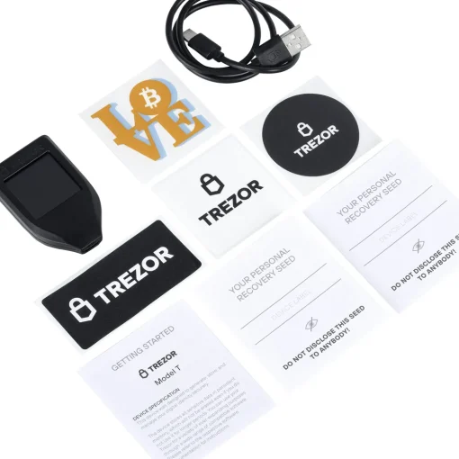 ארנק חומרה Trezor Model T | ארנק טרזור | קריפטומן היבואן הרשמי