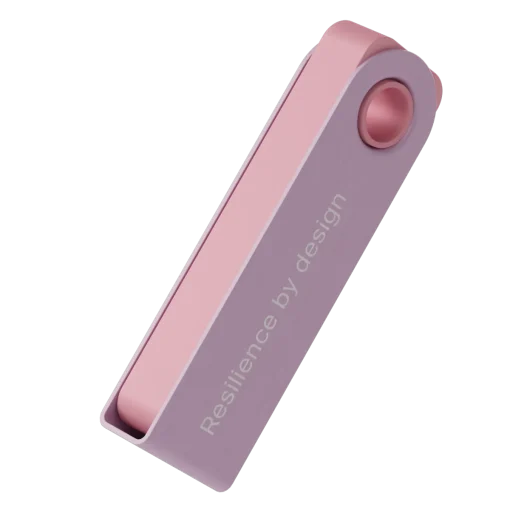 Ledger Nano S Plus + pastel pink לדג'ר נאנו אס פלוס ורוד פסטל