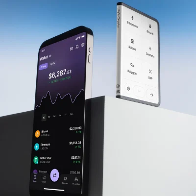 ארנק לדג'ר סטאקס- Ledger stax wallet.